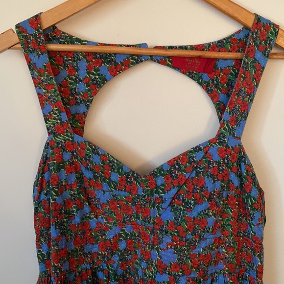 Tigerlily Floral Mini Summer/ Spring Dress AU 14 Rayon Lightweight Pre Owned EC - Picture 2 of 13